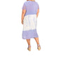 On The Plus Side - Maeve Tie Dye Print Short Sleeve Dress - Plus Size