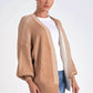 Elan - Balloon Sleeve Open Cardigan