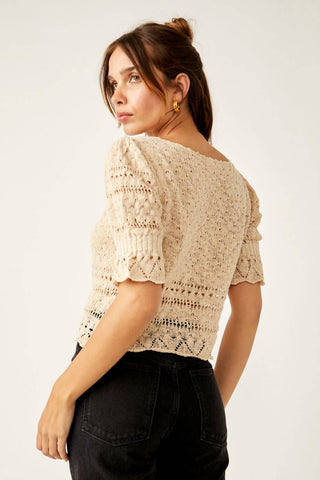 Free People - Suéter Texturizado Country Romance