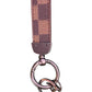 Ellison+Young - Unisex Checkered Faux Leather Keychain