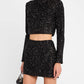 Frame - Cropped Sequin Top