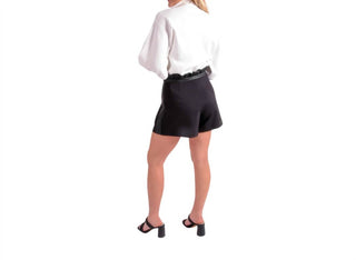 Emily McCarthy - Short de cintura alta com babados