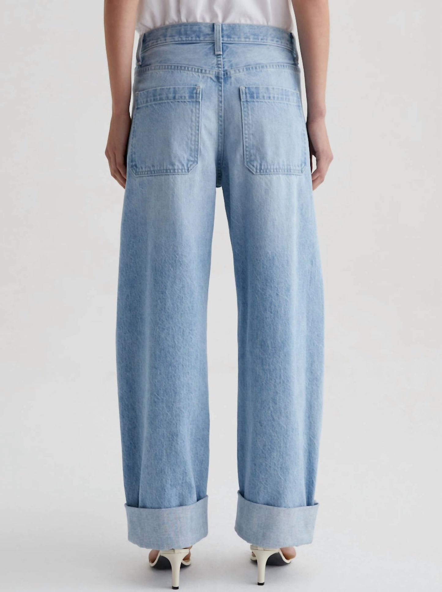 Ag Jeans - Mercer Cuffed Barrel-leg Jeans