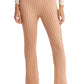 WAYF Sawyer Rib Wide Leg Pants in Peach , Size Medium