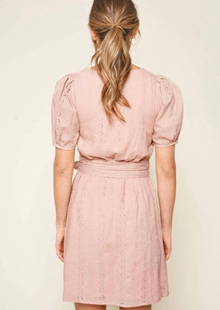 Sugarlips - Vestido Westwood com mangas bufantes e ilhós