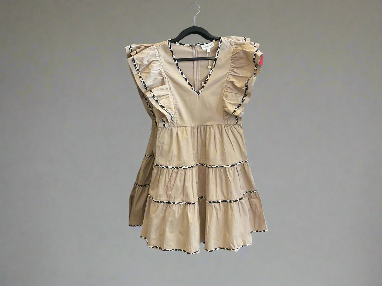 Entro - Tiered Leopard Mini Dress
