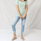 Bibi - Rib Knit Cut Out Top