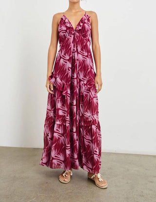 Trilhos - Vestido Maxi Boa