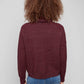 Charlie B - Textured Raglan Cowl Neck Sweater