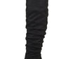 Botas de cano alto Kaison Wide Calf femininas da coleção Journee, pretas, tamanho 8,5 m