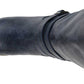 Bota feminina Journee Collection extra larga na altura do joelho, azul, tamanho 7,5 M