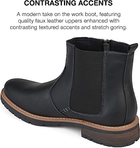 Bota Pratt Masculina Vance Co. Preta Tamanho 12 W