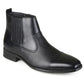 Sapatos sociais masculinos Alex da Vance Co., pretos, tamanho 9 M