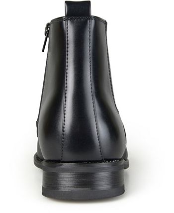 Sapatos sociais masculinos Alex da Vance Co., pretos, tamanho 9 M
