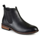 Bota social masculina Landon da Vance Co., preta, tamanho 9,5 m