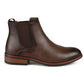Bota social masculina Landon da Vance Co., marrom, tamanho 10 M