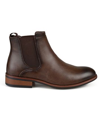 Bota social masculina Landon da Vance Co., marrom, tamanho 10 M