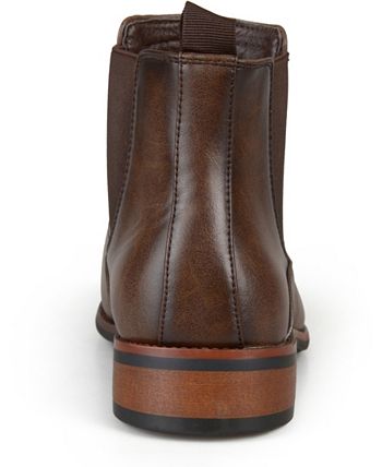 Bota social masculina Landon da Vance Co., marrom, tamanho 10 M