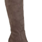 Bota Sana de cano largo Journee Collection feminina, marrom, tamanho 11M