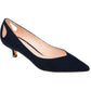 Sapatos femininos Journee Collection Goldie Kitten Heel, pretos, tamanho 8 M