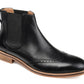 Bota Chelsea Thomas &amp; Vine Watson Wingtip Masculina Preta Tamanho 9,5M