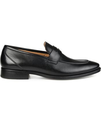 Thomas &amp; Vine Mocassim Masculino Bishop Apron Toe Penny Preto Tamanho 8 M
