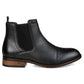 Bota Chelsea Masculina Vance Co. Cap Toe Marrom Tamanho 10,5 M