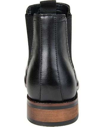 Bota Chelsea Masculina Vance Co. Cap Toe Marrom Tamanho 10,5 M