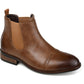 Bota Chelsea Masculina Vance Co. Cap Toe Marrom Tamanho 10,5 M