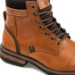 Bota de cano curto masculina Territory Yukon Cap Toe marrom tamanho 12 M