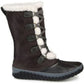 Botas de neve femininas Journee Collection, bicolor, à prova d'água, com cadarço, bico redondo, cinza, tamanho 10 M