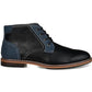 Botas Chukka Franco Plain Toe Masculinas Vance Co., Pretas, Tamanho 11 M