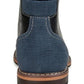 Botas Chukka Franco Plain Toe Masculinas Vance Co., Pretas, Tamanho 11 M