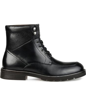 Bota masculina Thomas &amp; Vine Lowry com bico dividido, preta, tamanho 8,5 M