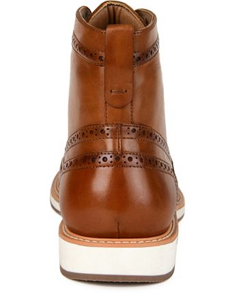 Bota Enzzo Wingtip Masculina Thomas &amp; Vine Marrom Tamanho 9,5M