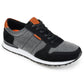 Tênis casual masculino Vance Co. Ferris, preto, tamanho 10,5 M