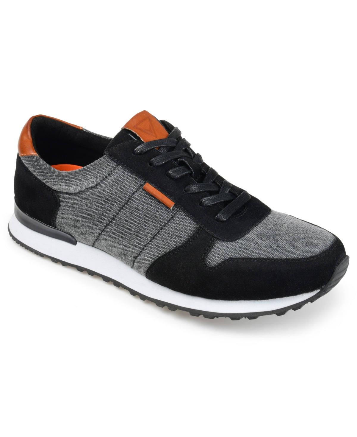 Tênis casual masculino Vance Co. Ferris, preto, tamanho 10,5 M