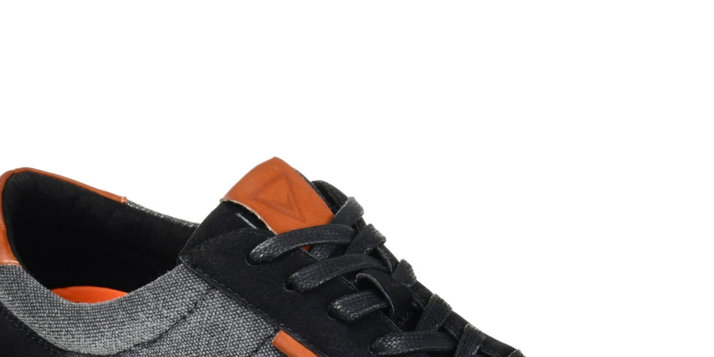 Tênis casual masculino Vance Co. Ferris, preto, tamanho 10,5 M