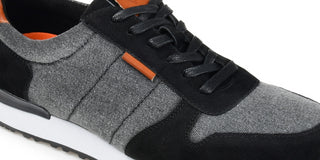 Tênis casual masculino Vance Co. Ferris, preto, tamanho 10,5 M