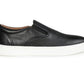 Tênis masculino Thomas &amp; Vine Conley Slip On de couro, preto, tamanho 10 M