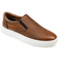 Tênis masculino Thomas &amp; Vine Conley Slip On de couro marrom, tamanho 9 M