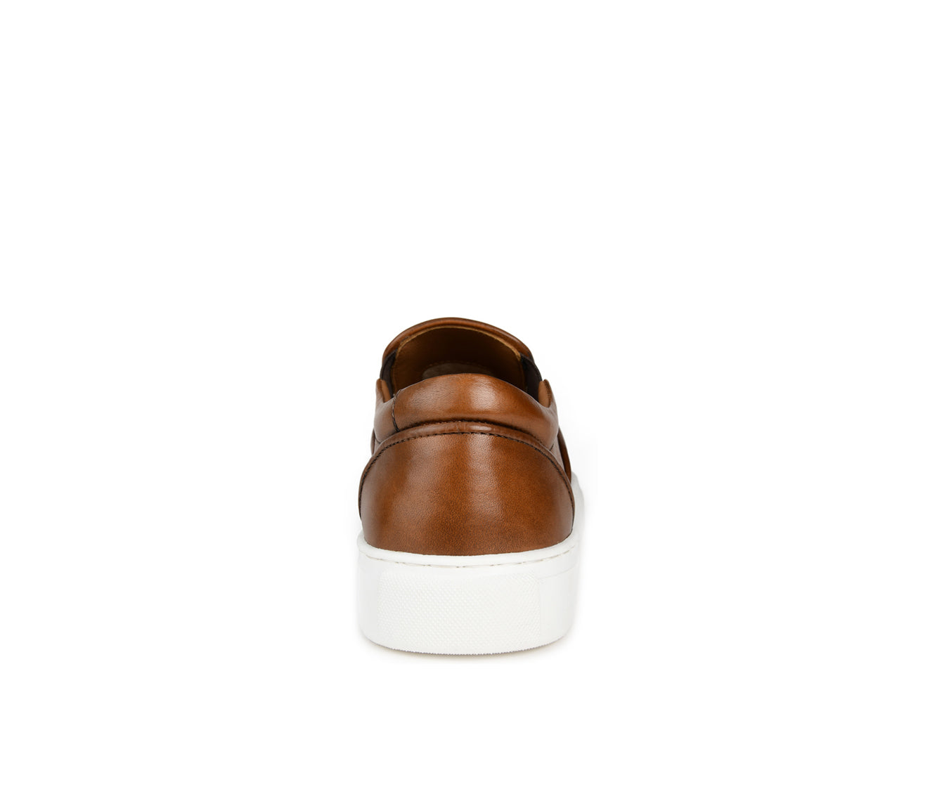 Tênis masculino Thomas &amp; Vine Conley Slip-On de couro marrom, tamanho 13 M