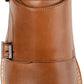 Thomas &amp; Vine Sapatos sociais masculinos Thatcher Cap Toe Monk Strap, marrom, tamanho 8,5 M