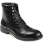 Bota masculina Thomas &amp; Vine Darko Cap Toe, preta, tamanho 10,5 W