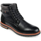 Botas de cano curto Vance Co. Reeves masculinas, pretas, tamanho 10,5 M