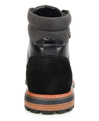 Botas de cano curto Vance Co. Reeves masculinas, pretas, tamanho 10,5 M
