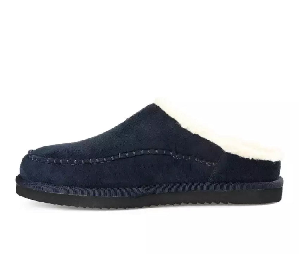 Chinelo mocassim Lavell masculino Vance Co., azul, tamanho 10 M