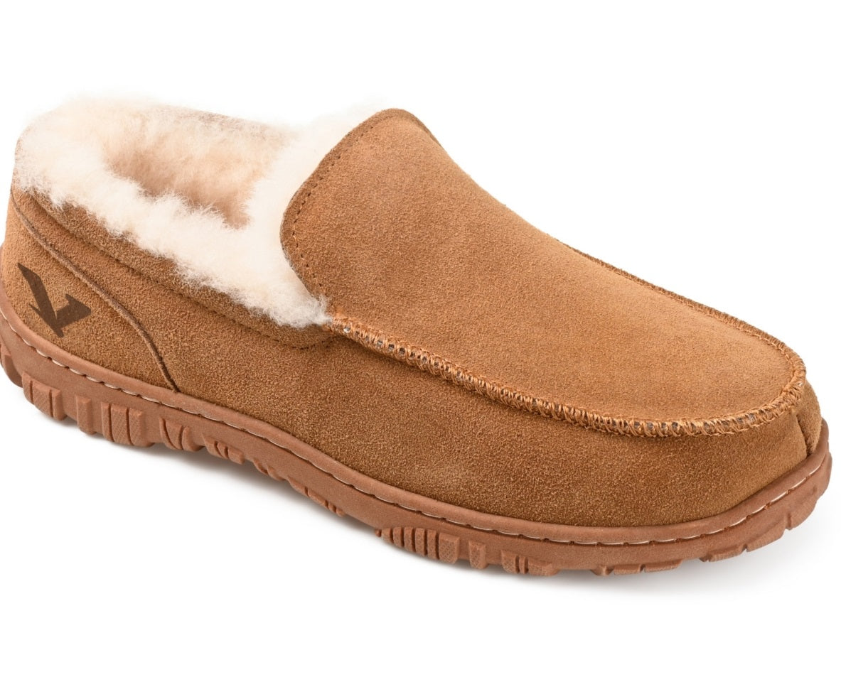 Chinelo mocassim masculino Territory Walkabout marrom tamanho 11 M