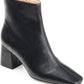 Botas Haylinn femininas Journee Collection, pretas, tamanho 8,5 M