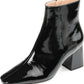 Botas Haylinn femininas Journee Collection, pretas, tamanho 9 M